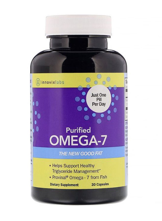 إنوفيكس لابس Purified Omega-7 The New Good Fat - 30 Capsules