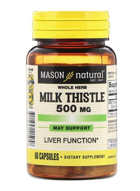 Whole Herb Milk Thistle - 60 Capsules