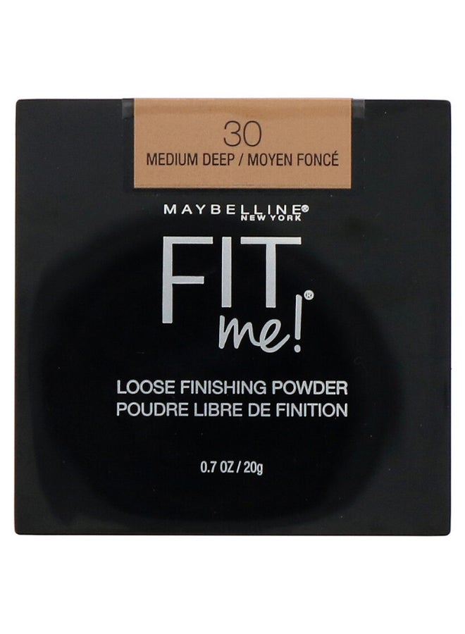 MAYBELLINE NEW YORK - Fit Me Loose Finishing Powder 30 Medium Deep - Image 1