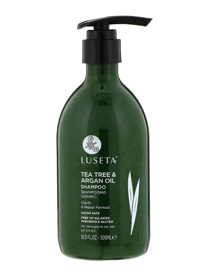 Luseta Tea Tree And Argan Oil Shampoo 500ml  - Image 1