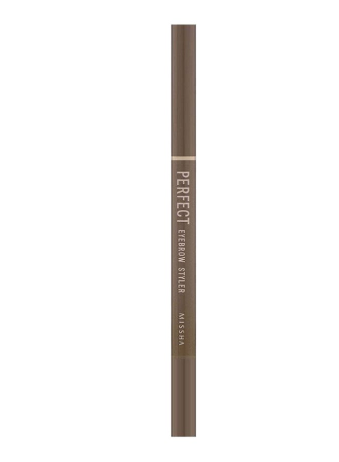 Missha Dual-Head Perfect Eyebrow Styler Pencil Light Brown - Image 2