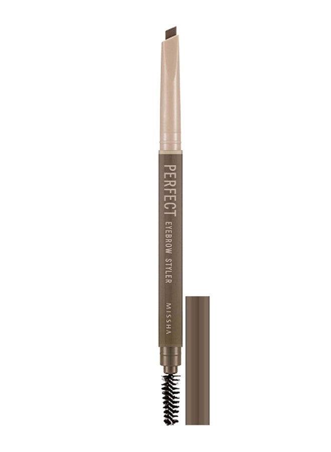 Missha Dual-Head Perfect Eyebrow Styler Pencil Light Brown - Image 1