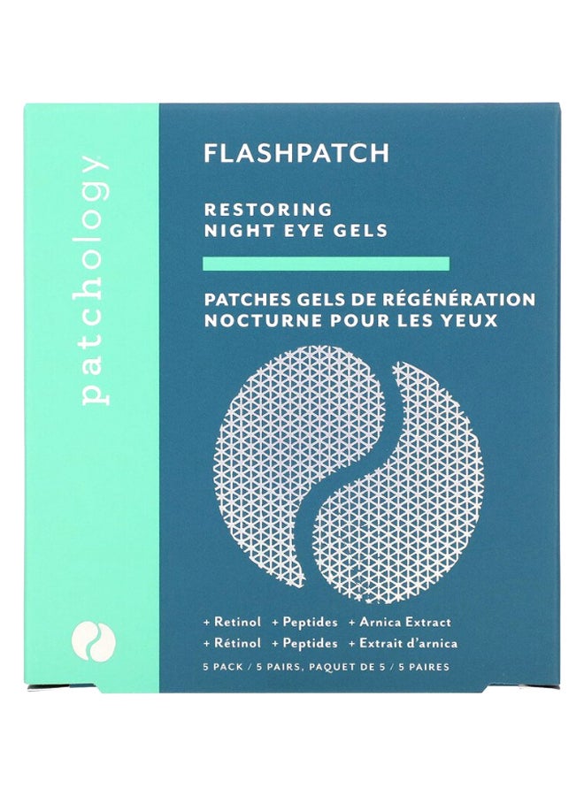Patchology Pair Of 5 Flashpatch Restoring Night Eye Gels  - Image 2