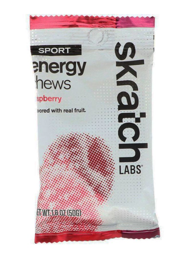 Skratch Labs Pack Of 10 Sport Energy Raspberry Chews - Image 1