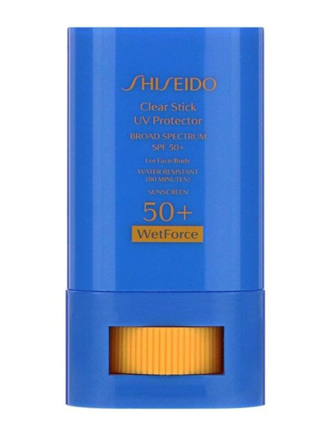Shiseido - Clear Stick UV Protector WetForce SPF 50+ Sunscreen - Image 1