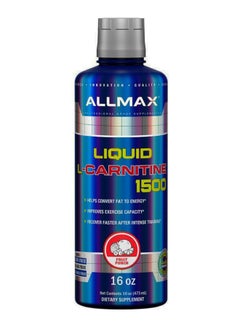 AllMax Nutrition L-Carnitine 1500 Fruit Punch Dietary Supplement  - Image 1