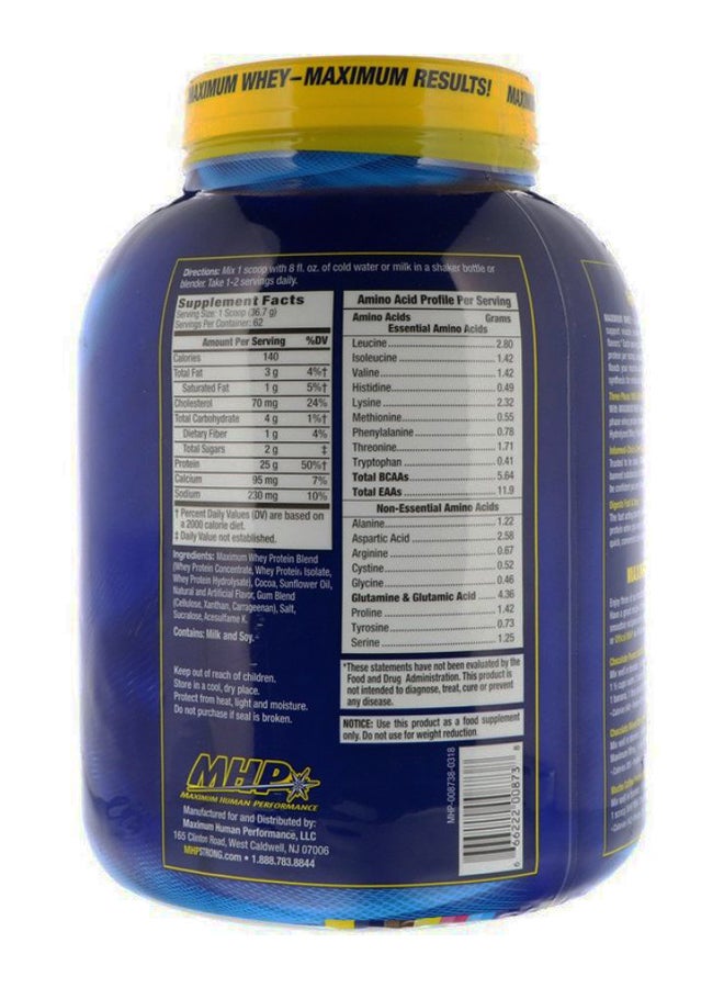 MHP Maximum Whey Milk Chocolate Protein Complex - Image 2