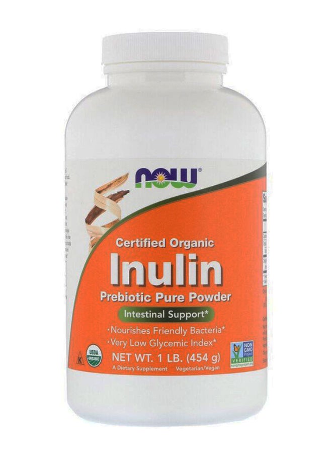 Now Foods Certified Organic Inulin Prebiotic Pure Powder - Image 1