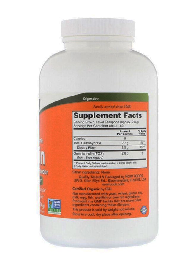 Now Foods Certified Organic Inulin Prebiotic Pure Powder - Image 2