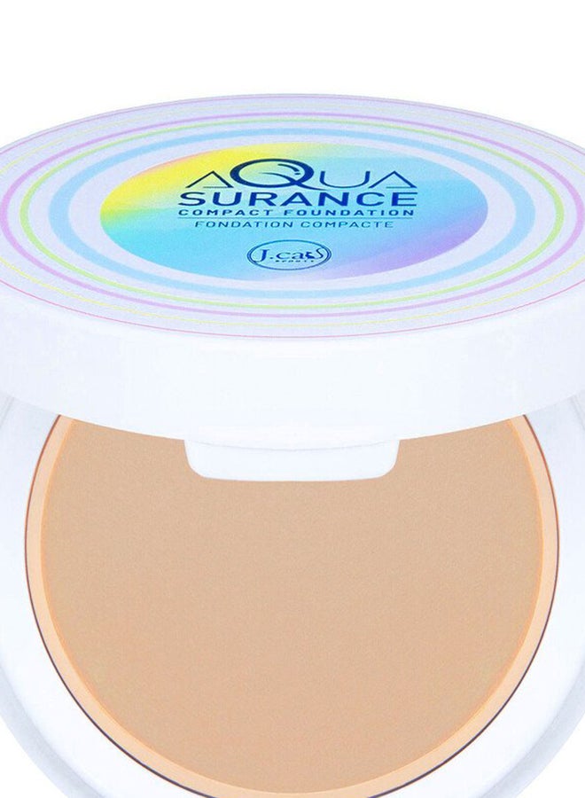 J.Cat Beauty Aquasurance Compact Powder Foundation ACF103 Medium Beige - Image 2