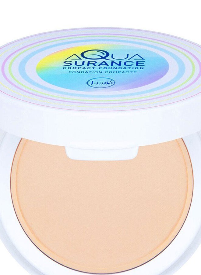 J.Cat Beauty Aquasurance Compact Powder Foundation ACF100 Porcelain - Image 2