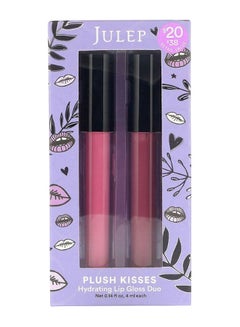 Pack Of 2 Plush Hydrating Lip Gloss Pink/Brown - v1587056240/N37015124A_2