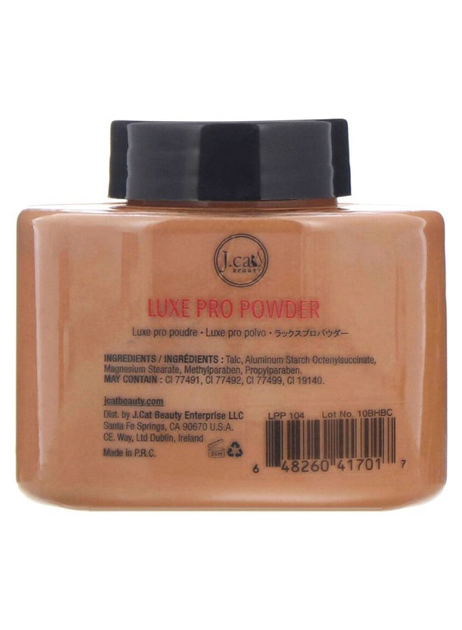 J.Cat Beauty Luxe Pro Loose Powder Chestnut - Image 2