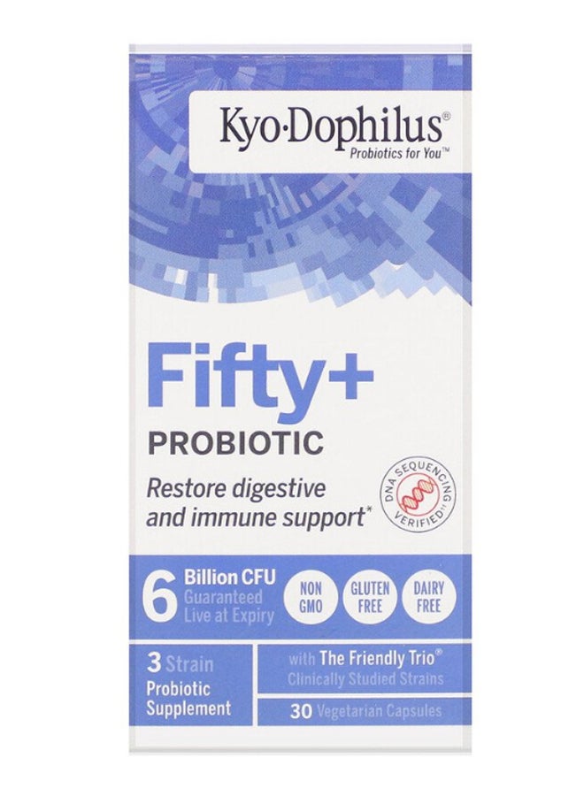 kyolic Kyo Dophilus Fifty Plus Probiotic - 30 Capsules - Image 2
