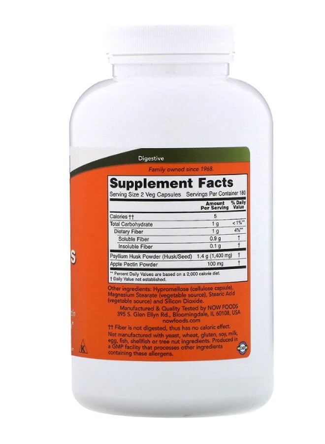 Now Foods - Psyllium Husk Caps - 360 Capsules - Image 1