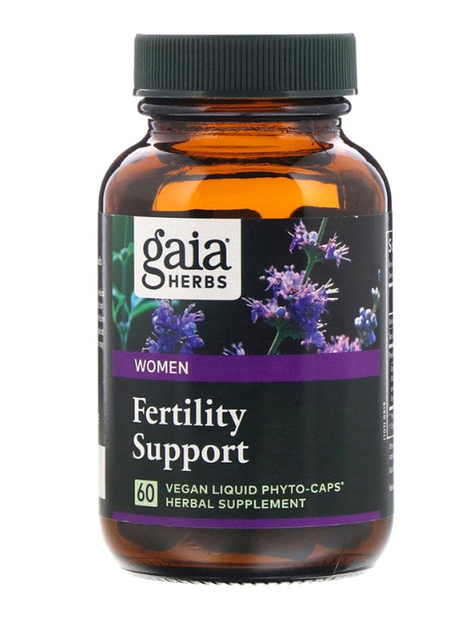 Gaia Herbs Fertility Support - 60 Vegan Liquid Phyto-Capsules  - Image 1