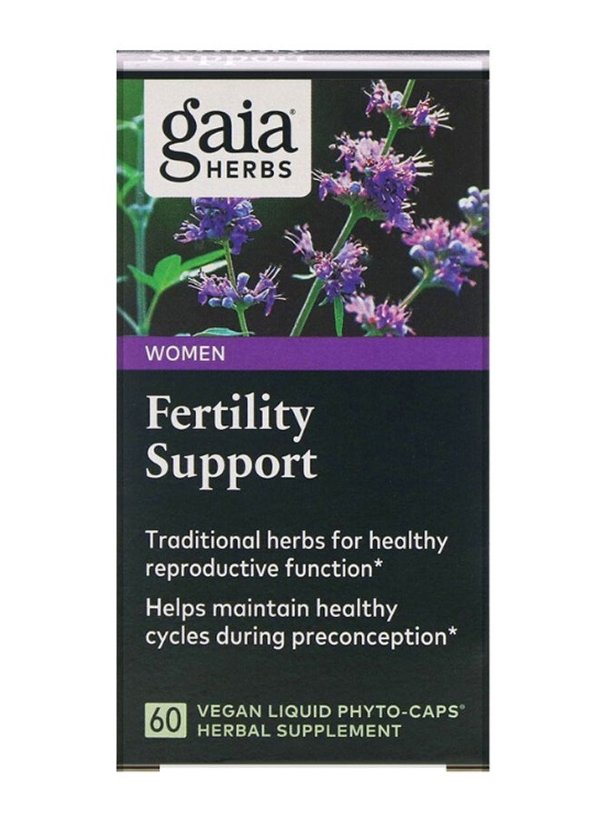 Gaia Herbs Fertility Support - 60 Vegan Liquid Phyto-Capsules  - Image 2