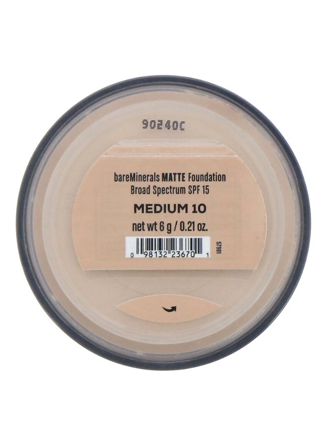 بير ماينرالز بودرة كريم أساس مطفأة 10 ميديام - Image 2