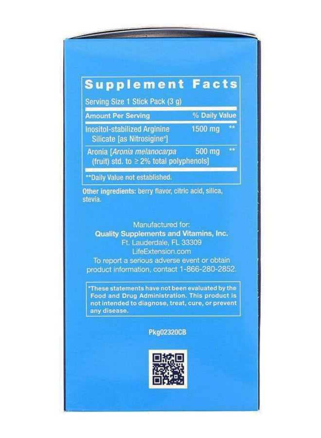 Life Extension - Berry Flavor Nitro Vasc Boost - 30 Sticks - Image 1