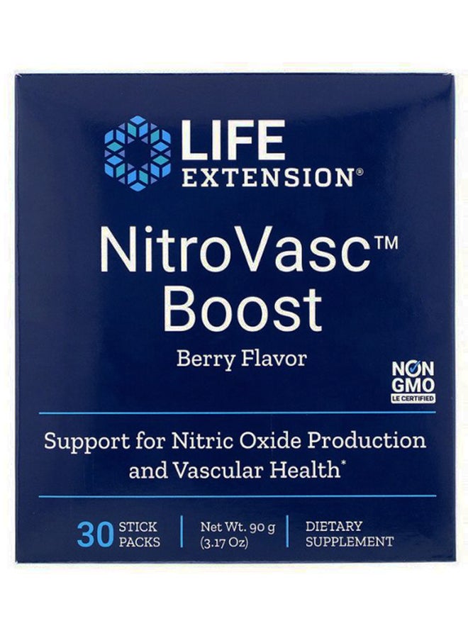 Life Extension - Berry Flavor Nitro Vasc Boost - 30 Sticks - Image 1
