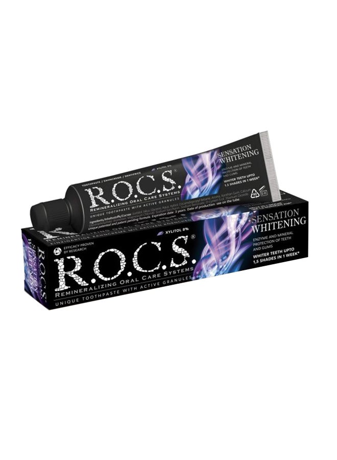 Rocs Sensation Whitening Toothpaste 40grams 