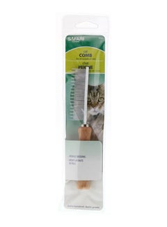 Safari Shedding Comb Brown/Silver 25.4cm 