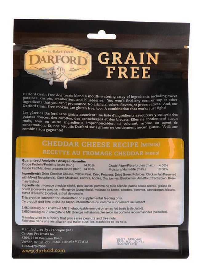 دارفورد طعام كلاب يُخبز بالفرن بنكهة قطع الجبن الشيدر خالي من الحبوب 340جرام - Image 2