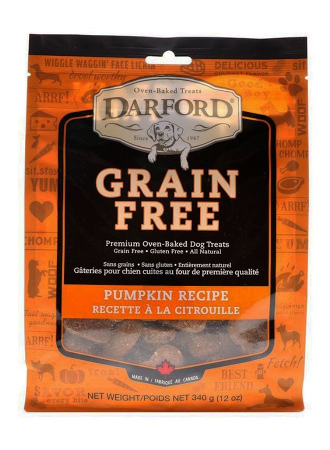 دارفورد طعام كلاب يُخبز بالفرن بنكهة اليقطين خالي من البذور 340جرام - Image 1