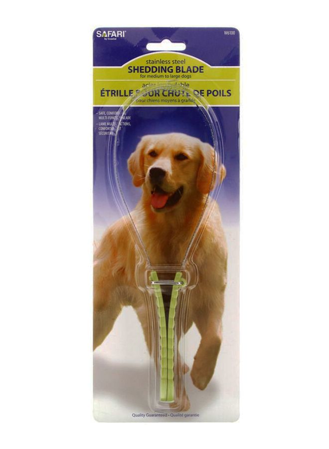 سفاري شفرة إزالة الشعر للحيوانات فضي / أخضر - Image 2