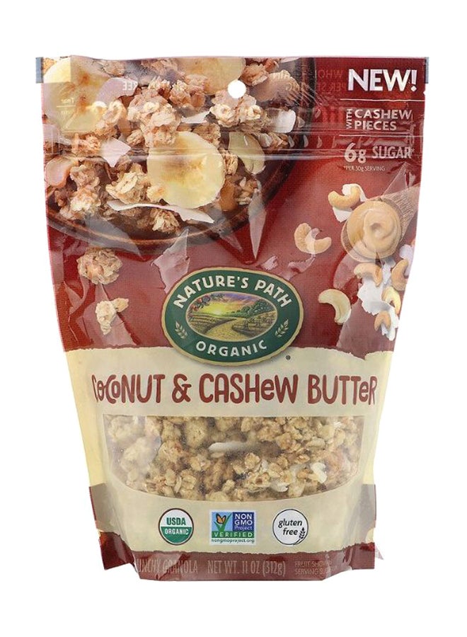 Nature's path Coconut And Cashew Butter Crunchy Granola 312grams - Image 1