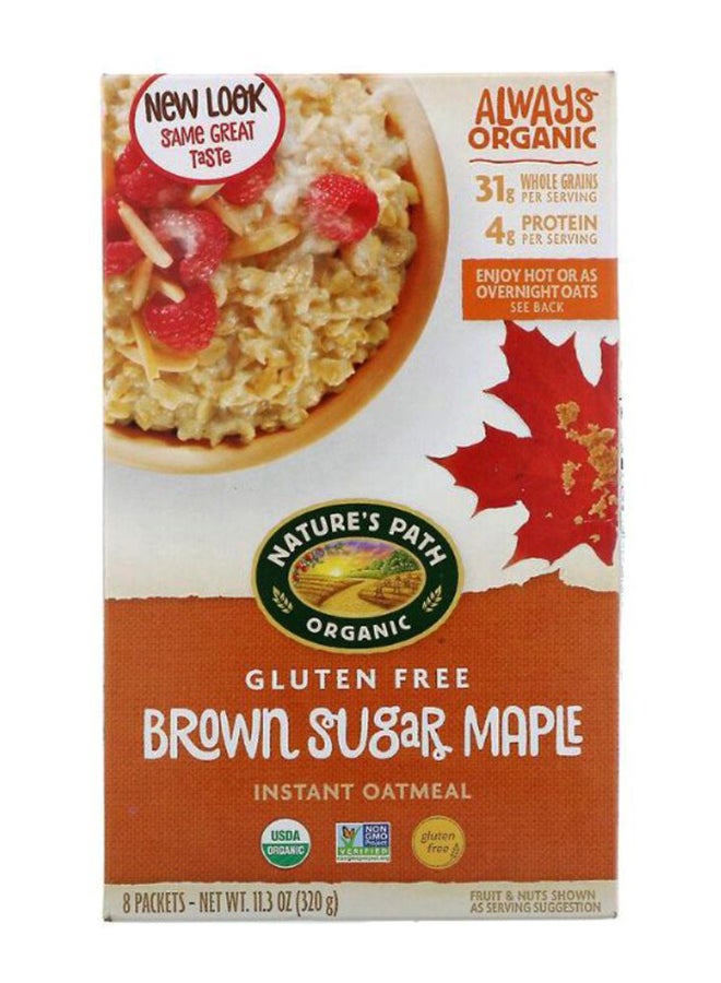 Nature's path Brown Sugar Maple Organic Instant Oatmeal  - Image 1