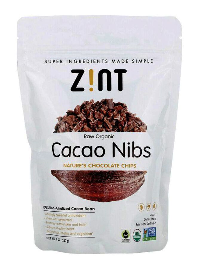 حبيبات كاكاو عضوية خام 227جرام