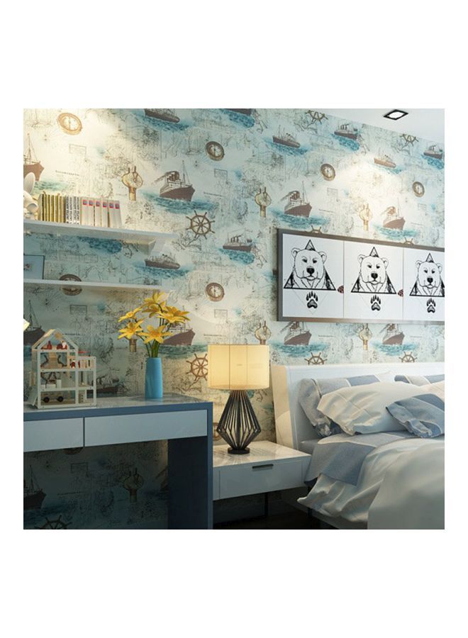 Generic - Qiangtie Decorative Wall Sticker Green/Brown 5x0.45meter - Image 1
