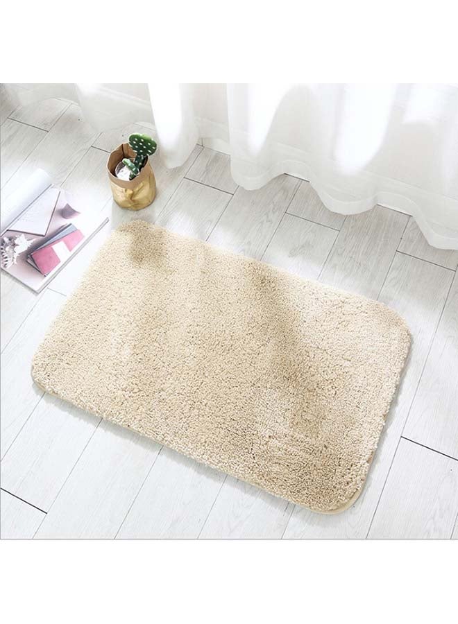 Anti-Skid Quick Dry Bathroom Mat Beige 40 x 60centimeter