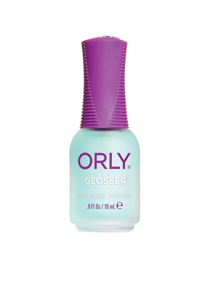 Glosser Nail Polish Matte Light Blue