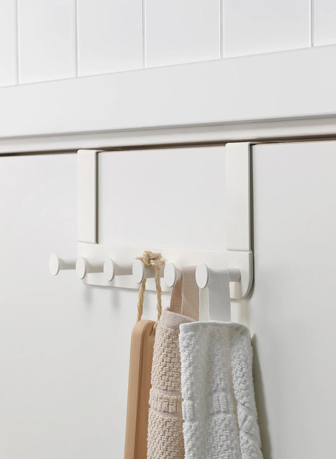 Iron Door Mount Hanger White 35x13cm  - Image 3
