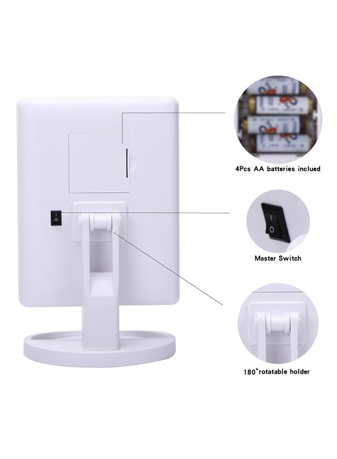 إكسبوتماكس مرآة مستحضرات تجميل بمصباح LED رمادي 27x17سم  - Image 3