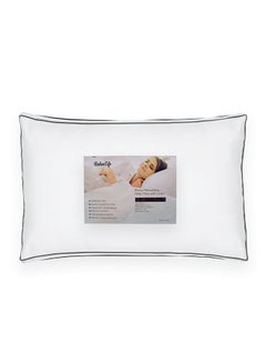 Rahalife Slowly Rebounding Hotel Pillow With Cover Cotton White 48x74cm  - Image 2