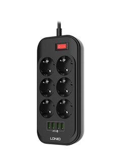 LDNIO Wall Power Socket Black 