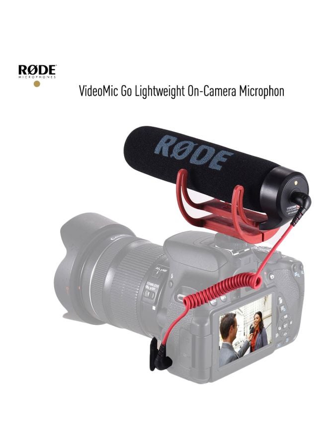 رود ميكروفون توجيهي قلبي فيديو مايك جو سوبر يلائم الكاميرا الرقمية بعدسة أحادية عاكسة وكاميرات تسجيل الفيديو من كانون/نيكون/سوني D6094 أسود/أحمر - Image 3