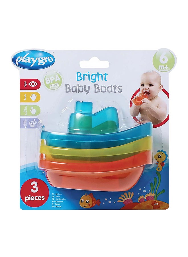 بلاي غرو مراكب للأطفال بألوان زاهية من 3 قطع - Image 2