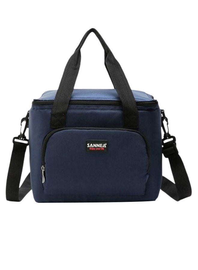 سان حقيبة غداء معزولة مع حزام قابل للتعديل أزرق