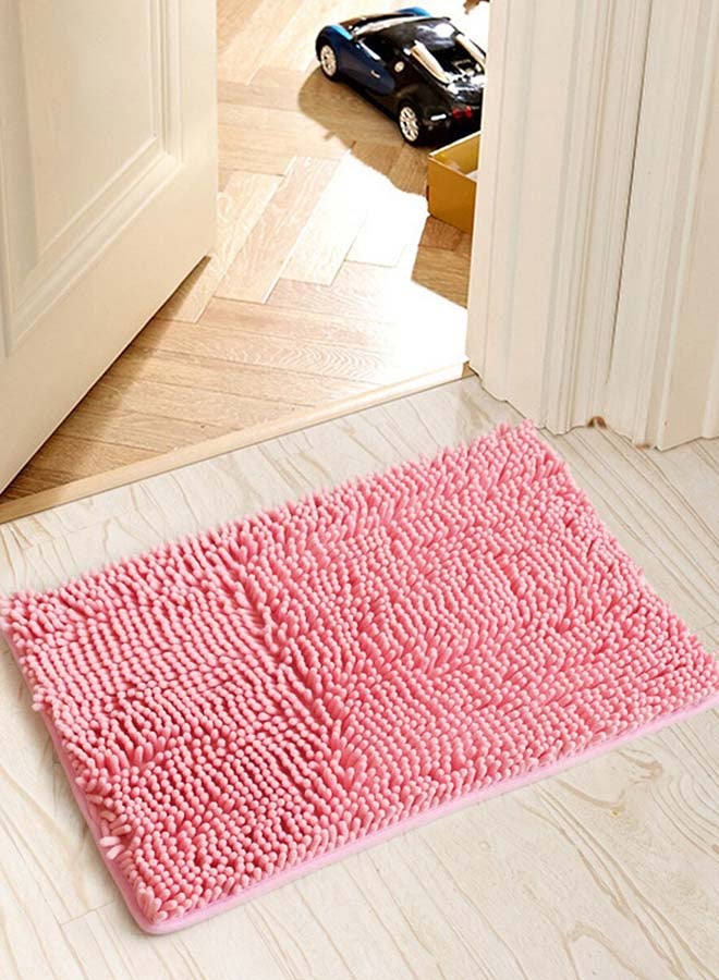 Generic Simple Anti-Skid Doormat Pink 40 x 60cm 