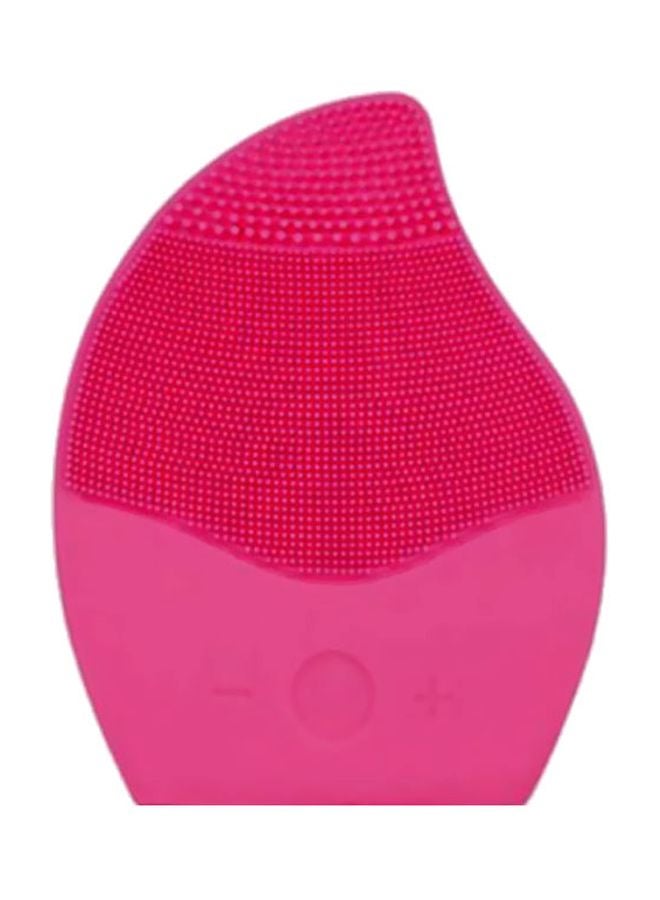 ريبون فرشاة من السيليكون لتنظيف الوجه وردي - Image 1