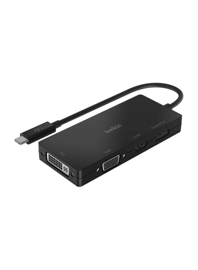 belkin 4-Port Data Sync Charging Adapter Black  - Image 1