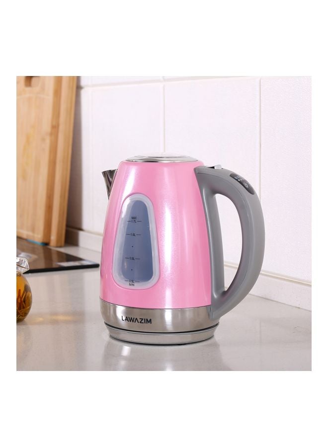 غلاية كهربائية 1.7 L 2200.0 W 05-2208-01 وردي/رمادي/فضي - v1587116692/N36748402A_6