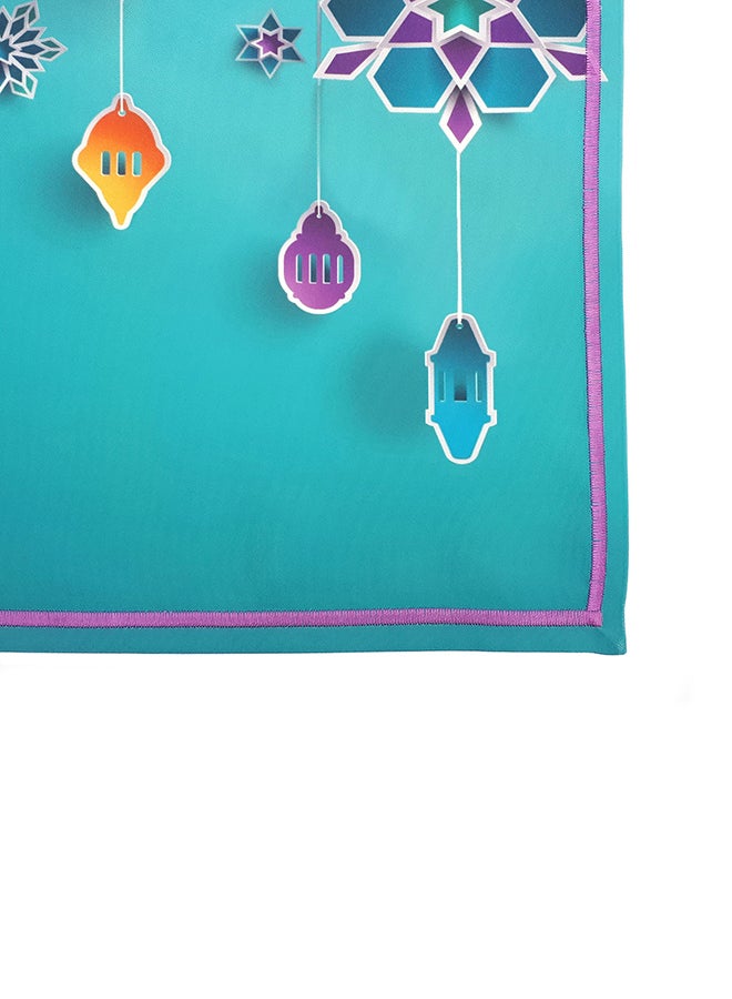 Alwan 6-Piece Ramadan Place Mat Set Multicolour 45x30cm - Image 3