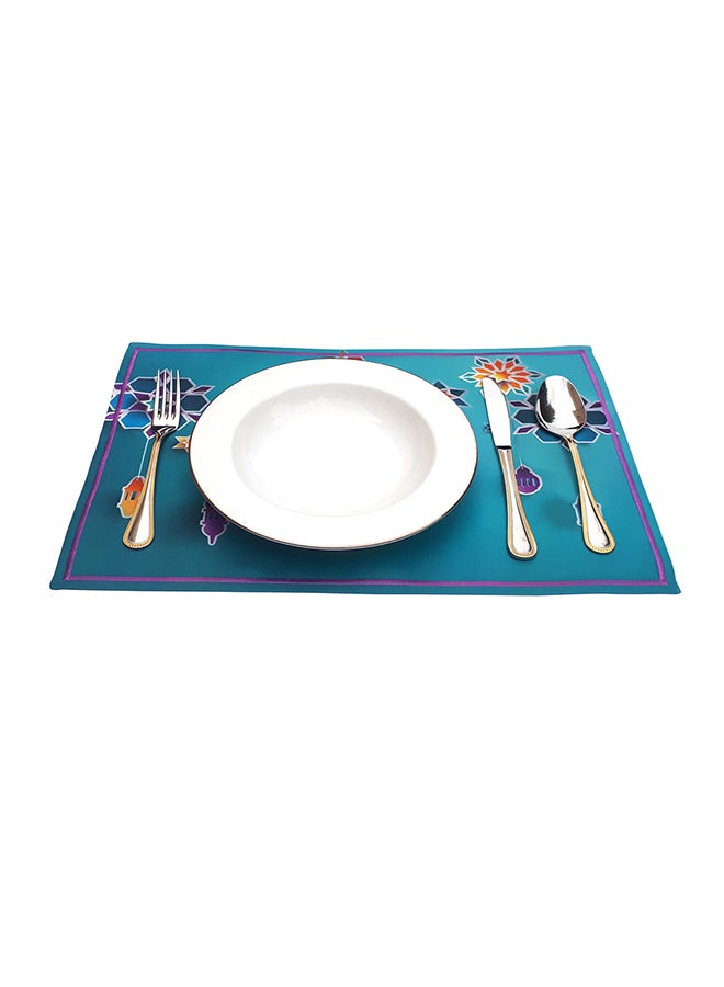 Alwan 6-Piece Ramadan Place Mat Set Multicolour 45x30cm - Image 5