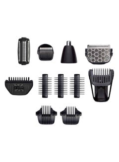babyliss Carbon Titanium Multi Trimmer Kit Advanced Carbon Titanium Blade For Long-Lasting Cordless Multi Trimmer And 70 Minute Run Time 8 Hour Full Charge With Waterproof Design - MT860SDE, Black Black  - Image 2