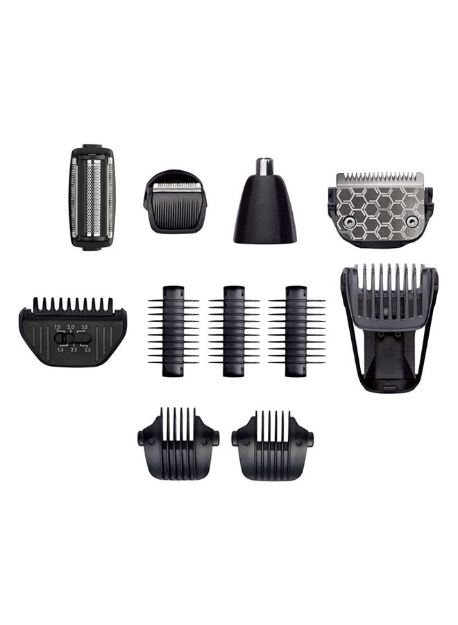 babyliss - Carbon Titanium Multi Trimmer Kit Advanced Carbon Titanium Blade For Long-Lasting Cordless Multi Trimmer And 70 Minute Run Time 8 Hour Full Charge With Waterproof Design - MT860SDE, Black Black - Image 1